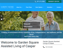 Tablet Screenshot of gardensquarecasper.com